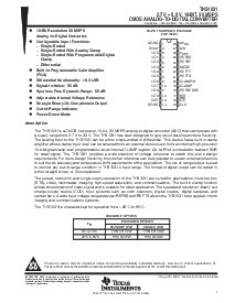 浏览型号THS1031的Datasheet PDF文件第1页