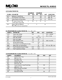 浏览型号MX27L4000TI-25的Datasheet PDF文件第7页