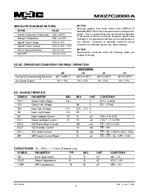 浏览型号MX27C2000ATI-10的Datasheet PDF文件第6页