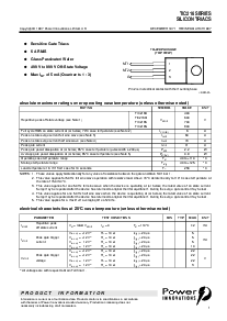 浏览型号TIC216N的Datasheet PDF文件第1页
