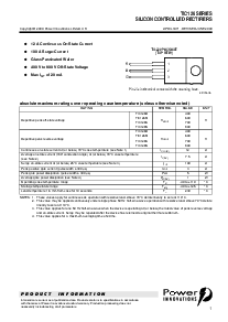 浏览型号TIC126的Datasheet PDF文件第1页