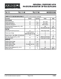 浏览型号TIL117-M的Datasheet PDF文件第2页