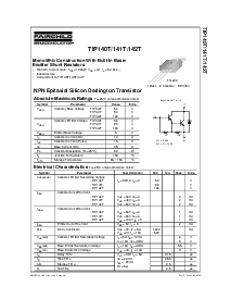 浏览型号TIP140T的Datasheet PDF文件第1页