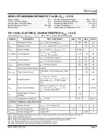 浏览型号TK11139S的Datasheet PDF文件第3页