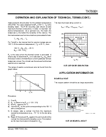 浏览型号TK70001的Datasheet PDF文件第7页