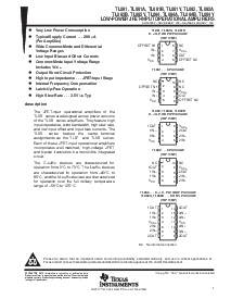 浏览型号TL061CD的Datasheet PDF文件第1页