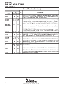 浏览型号TL16C754BFN的Datasheet PDF文件第4页