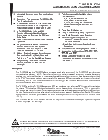 浏览型号TL16C554IPN的Datasheet PDF文件第1页