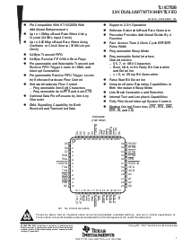 浏览型号TL16C752B的Datasheet PDF文件第1页