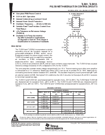 浏览型号TL5001P的Datasheet PDF文件第1页