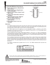 浏览型号TL594ID的Datasheet PDF文件第1页
