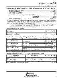 浏览型号TL7700CP的Datasheet PDF文件第3页
