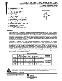 浏览型号TLC081IDGNR的Datasheet PDF文件第1页