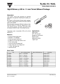 浏览型号TLHY5400的Datasheet PDF文件第1页