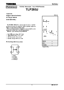 浏览型号TLP260J的Datasheet PDF文件第1页