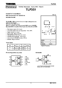 浏览型号TLP351的Datasheet PDF文件第1页