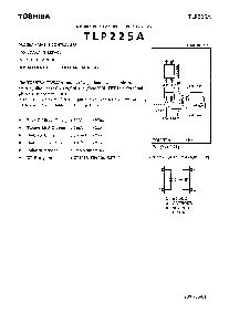 浏览型号TLP225A的Datasheet PDF文件第1页