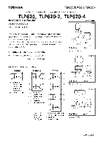 浏览型号TLP620的Datasheet PDF文件第1页