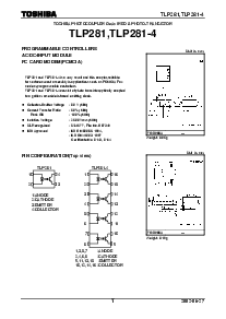 浏览型号TLP281的Datasheet PDF文件第1页