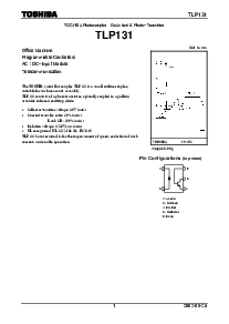 浏览型号TLP131的Datasheet PDF文件第1页