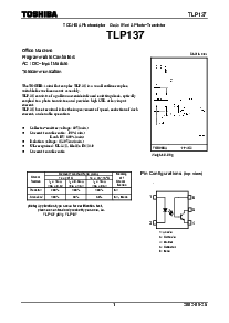浏览型号TLP137的Datasheet PDF文件第1页