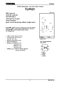 浏览型号TLP421的Datasheet PDF文件第1页