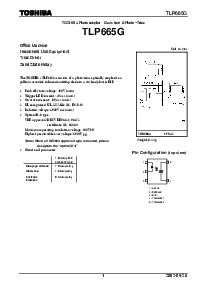 浏览型号TLP665G的Datasheet PDF文件第1页