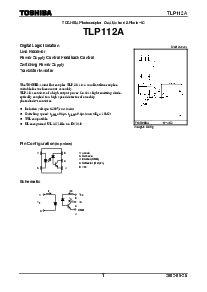 浏览型号TLP112A的Datasheet PDF文件第1页