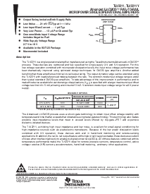 浏览型号TLV2211CDBV的Datasheet PDF文件第1页