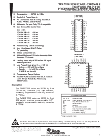 浏览型号TMS27C256的Datasheet PDF文件第1页