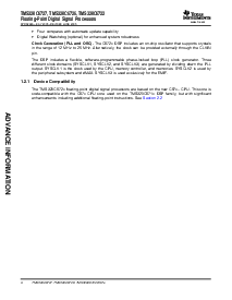 浏览型号TMX320C6726RFP的Datasheet PDF文件第4页