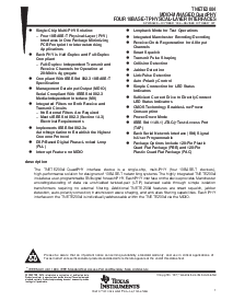 浏览型号TNETE2004的Datasheet PDF文件第1页
