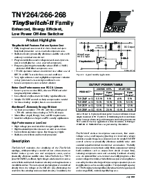 浏览型号TNY264P的Datasheet PDF文件第1页