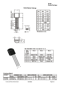 浏览型号TO-92的Datasheet PDF文件第2页