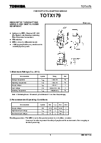 浏览型号TOTX179的Datasheet PDF文件第1页