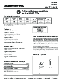 浏览型号TP2535的Datasheet PDF文件第1页