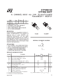 浏览型号STP4NB100的Datasheet PDF文件第1页