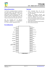 浏览型号TP5208P的Datasheet PDF文件第1页