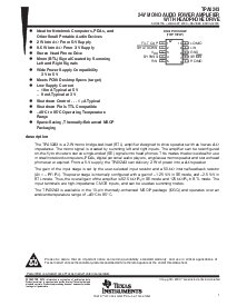 浏览型号TPA0233DGQ的Datasheet PDF文件第1页