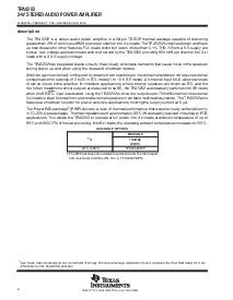 浏览型号TPA0202PWP的Datasheet PDF文件第2页