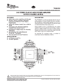 浏览型号TPA3002D2PHP的Datasheet PDF文件第1页