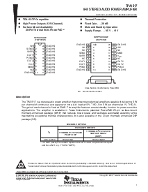 浏览型号TPA1517NE的Datasheet PDF文件第1页