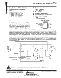 浏览型号TPA311D的Datasheet PDF文件第1页