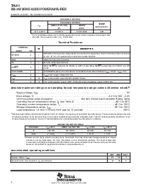 浏览型号TPA311D的Datasheet PDF文件第2页