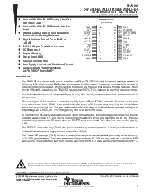 浏览型号TPA0162PWP的Datasheet PDF文件第1页