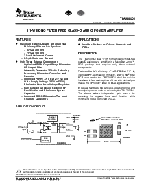 浏览型号TPA2005D1DRBR的Datasheet PDF文件第1页