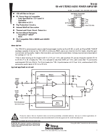 浏览型号TPA122DGN的Datasheet PDF文件第1页