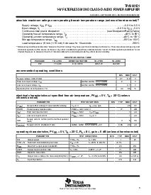 浏览型号TPA2001D1PW的Datasheet PDF文件第3页