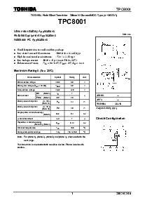 浏览型号TPC8001的Datasheet PDF文件第1页
