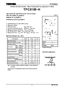 浏览型号TPC8106-H的Datasheet PDF文件第1页